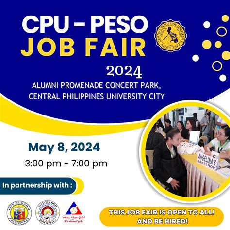 PESO ILOILO CITY JOB FAIR ALERT  .